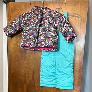 Carter’s 2 piece toddler snow suit, size 18 months